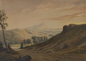 Krajobraz Nowej Anglii, ok. 1850 (wc na papierze)