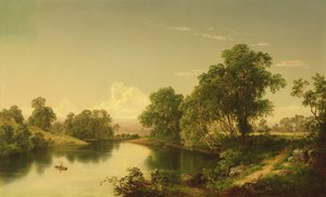Nad rzeką Esopus, hrabstwo Ulster, NY, 1859