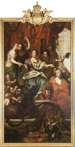 Allegorie über die friedliche Regierung von König Karl XI. autorstwa David Klöcker Ehrenstrahl