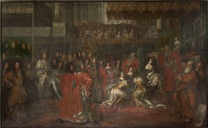 Koronacja królowej Ulryki Eleonory Starszej (1656-1693) autorstwa David Klöcker Ehrenstrahl