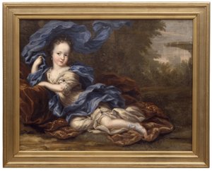Hedvig Sofia, 1681-1708, księżniczka Szwecji, księżna Holstein-Gottorp autorstwa David Klöcker Ehrenstrahl