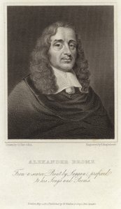 Alexander Brome - angielski poeta (1620 1666) autorstwa David Loggan