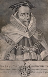 Sir Edward Coke, angielski prawnik, pisarz i polityk, c1666 1894