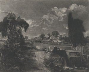 Zamek na Stour, 1830. autorstwa David Lucas