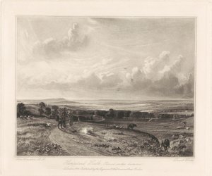 Hampstead Heath, Harrow w oddali autorstwa David Lucas