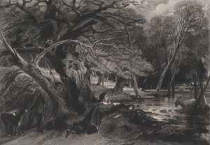 Jacques i ranny jeleń Szekspir, Jak wam się podoba, akt 2, scena 1, 1830.