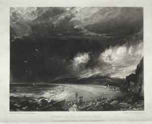 Różne tematy krajobrazu, charakterystyczne dla angielskiej scenerii z obrazów namalowanych przez Johna Constable, RA: Weymouth Bay, Dorsetshire autorstwa David Lucas