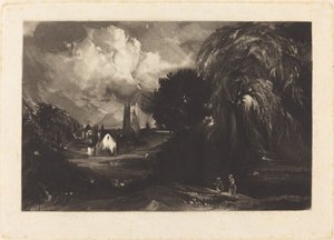 Stoke-by-Nayland autorstwa David Lucas after John Constable
