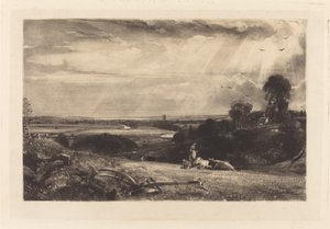 Letni poranek autorstwa David Lucas after John Constable