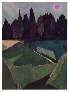 Faron Clearing, 2021 (media mieszane) autorstwa David McConochie