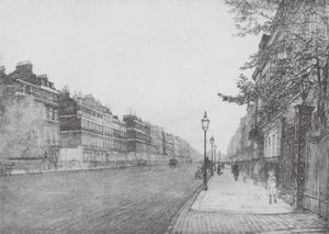 Londyn: Portland Place (druk kolorowy)