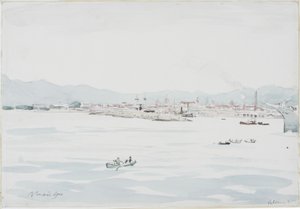 Palermo (ołówek i akwarela na papierze) autorstwa David Muirhead Bone