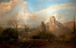 Długo potem, zamek Corfe, Dorset, 1894 autorstwa David Murray