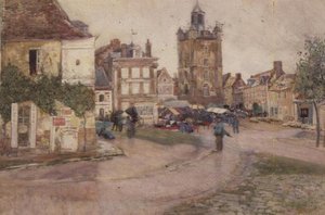 Dzień Targowy w Genilly, Francja