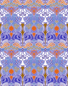 Beauclair Blue Orange, 2018 (mieszane media cyfrowe)