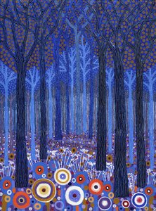 Blue Forest, 2011 (akryl na płótnie)