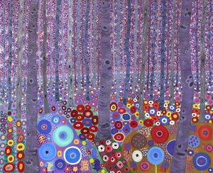Las Klimta, 2010 (akryl na płótnie)