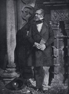 Malarz David Roberts, RSA (czarno-białe zdjęcie) autorstwa David Octavius (after) Hill