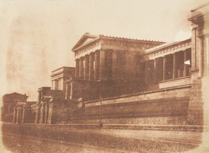 Old Royal High School, Calton Hill, Edynburg, 1843-47. Twórcy: David Octavius Hill, Robert Adamson, Hill & Adamson. autorstwa Hill and Adamson
