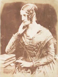 Niezidentyfikowana kobieta, 1843-47. Twórcy: David Octavius Hill, Robert Adamson, Hill & Adamson. autorstwa Hill and Adamson