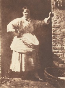 A Newhaven Fisherwoman, 1844. Twórcy: David Octavius Hill, Robert Adamson.