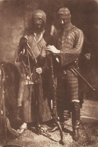 Zbroja afgańska lub cygańska, 1843 (zdjęcie) autorstwa David Octavius Hill