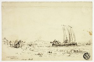 Wyjazd autorstwa David Octavius Hill