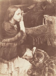The Three Sleepers: Sophia Finlay, Harriet Farnie i Brownie, ok. 1845 (zdjęcie) autorstwa David Octavius Hill