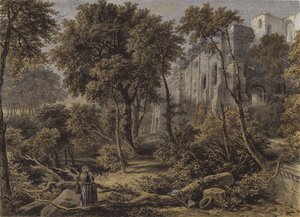 Opactwo Dunfermline (chromolitho)