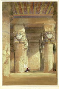 Dendera starożytny Tentyris autorstwa David Roberts