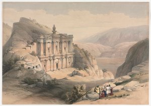 Deir Petra autorstwa David Roberts