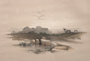 Eleutheropolis lub współczesny Beit-Jibrin autorstwa David Roberts