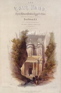 Frontyspis do „Ziemi Świętej”, rytowany przez Louisa Haghe (1806-1885) autorstwa David Roberts