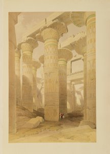 Sala Kolumnowa, Karnak, z Egiptu i Nubii, tom 1 autorstwa David Roberts