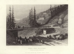 Simla, niedaleko Belaspoor autorstwa David Roberts