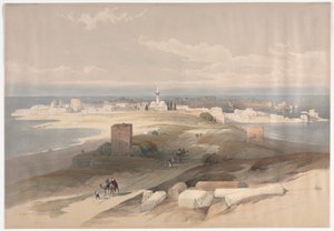 Sur lub Tsor, starożytna opona z Przesmyku, 1839. autorstwa David Roberts