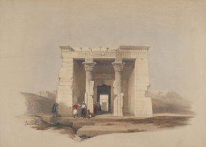 Świątynia w Dendurze, Nubia autorstwa David Roberts