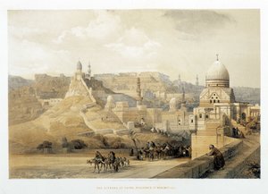 Cytadela w Kairze, Pałac Mehemeta Alego w „Ziemi Świętej”, Londyn 1849. autorstwa David Roberts