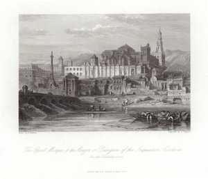 Wielki Meczet i Alcazar autorstwa David Roberts