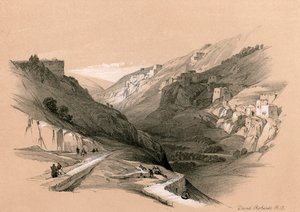 Dolna sadzawka Siloam, 1855. autorstwa David Roberts