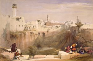 Sadzawka Betesda, Jerozolima autorstwa David Roberts