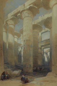 Templet, Karnakpolish autorstwa David Roberts