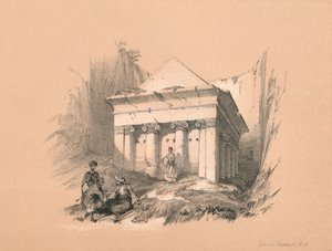 Grób Zachariasza, 1855 autorstwa David Roberts