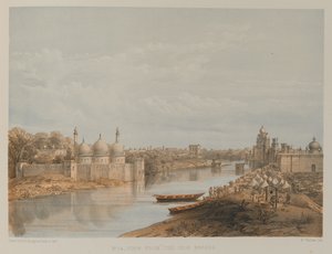 Widok z Żelaznego Mostu, Lucknow