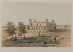 Wnętrze kompleksu Alambagh, Lucknow autorstwa David Scott Lieutenant Colonel (after) Dodgson