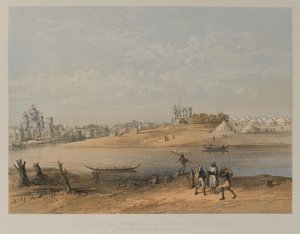 Pałace należące do oddziałów generałów Outram i Havelocka, Lucknow (lito)