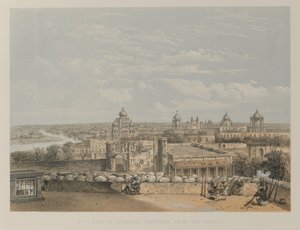 Widok pozycji przechwyconej przez Rebeliantów, Lucknow autorstwa David Scott Lieutenant Colonel (after) Dodgson