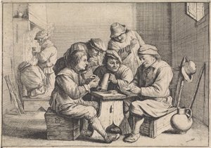 gracze w karty autorstwa David Teniers (II)