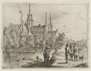 Zamek na wodzie autorstwa David Teniers (II)