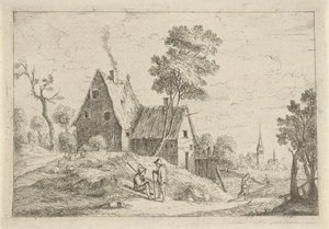 Krajobraz z domem autorstwa David Teniers (II)